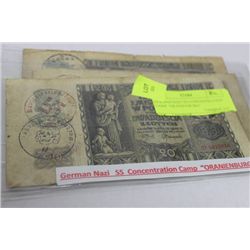 GERMAN NAZI SS CONCENTRATION CAMP "ORANIENBURG"