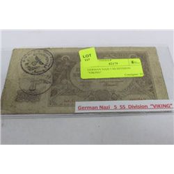 GERMAN NAZI 5 SS DIVISION "VIKING"