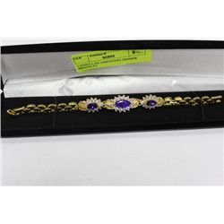 LADIES LAB AMETHYST DINNER BRACELET