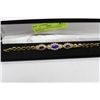 Image 1 : LADIES LAB AMETHYST DINNER BRACELET