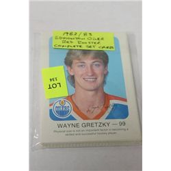 1982/83 EDMONTON OILERS RED ROOSTER CARD SET