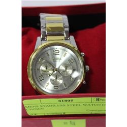 MENS STAINLESS STEEL WATCH ON CHOICE