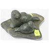 Image 1 : INUIT SOAP STONE SEAL CARVING