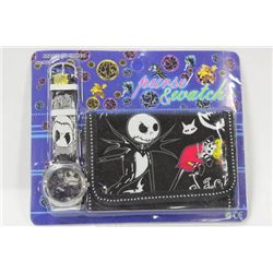 NIGHTMARE BEFORE CHRISTMAS WATCH AND WALLET GIFT