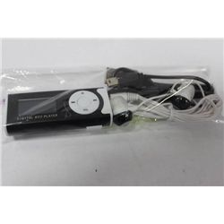 BELT CLIP MP3 PLAYER WITH DIGITAL DISPLAY