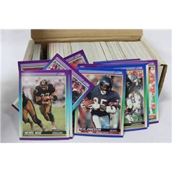 BOX OF 1989-90 ASSORTED FOOTBALL CARDS