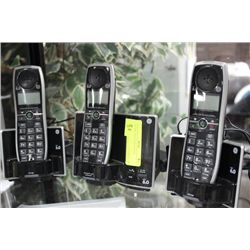 GE 3PC. WIRELESS PHONES