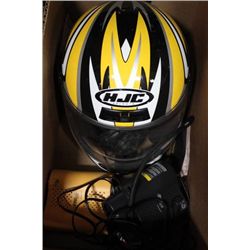 BOX OF MOTOCYCLE STUFF