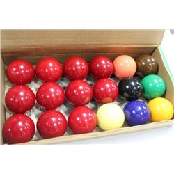 GENDRON HIGH GRADE ENGLISH SNOOKER BALLS