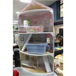 DOLL HOUSE W FURNITURE