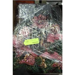 BOX OF CHRISTMAS DECORATIONS