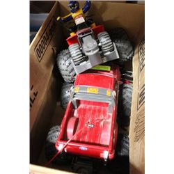 REMOTE CONTROL TRUCK W/ QUAD IN TRAILER