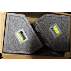 BOX W 2 8" SUBWOOFER BOXES