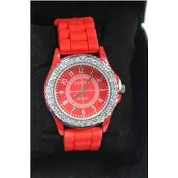 GENEVA WATCH ON CHOICE RED