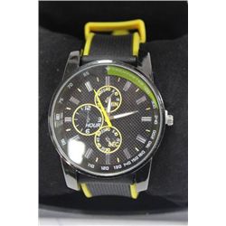 STAINLESS STEEL BLACK WATCH