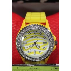 GENEVA WATCH YELLOW