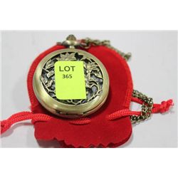 FLOWER FRONT POCKET WATCH