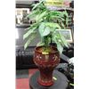 Image 1 : SHOWHOME ARTIFICIAL PLANT W VASE