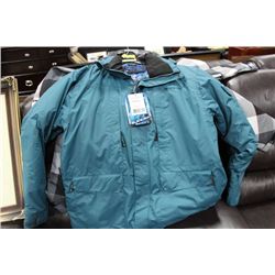 NEW GREEN MENS SZ LARGE LIQUID SNOWBOARDING JACKET