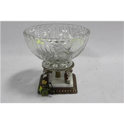ESTATE CRYSTAL CANDY DISH