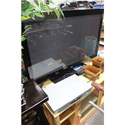 42" RCA HD TV W/ DVD PLAYER & MOVIE - WORKING