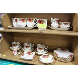 ROYAL ALBERT OLD COUNTRY ROSES ENGLISH DISH SET