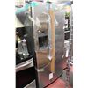 Image 1 : GE STAINLESS STEEL SIDE BY SIDE FRIDGE W/