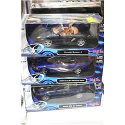 DIE CAST 1:18 CARS  X3