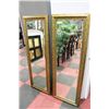 Image 1 : PAIR OF SHOWHOMEGOLD TONE FRAMED MIRRORS