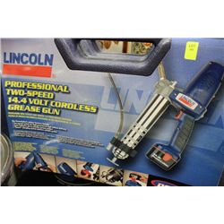 LINCOLN 14.4 VOLT CORDLESS GREASE GUN