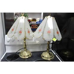 PAIR OF TOUCH LAMPS