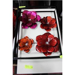 SHOWHOME METAL FLOWER PICTURE