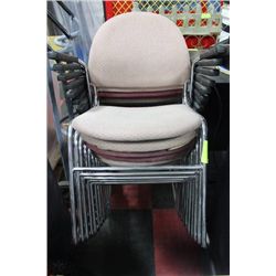 ELEVEN(11) STACKABLE CHAIRS