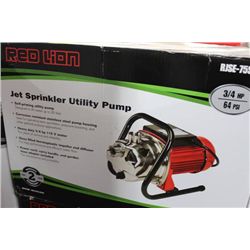 RED LION JET SPRINKLER UTILITY PUMP