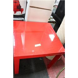 SHOWHOME RED END TABLE