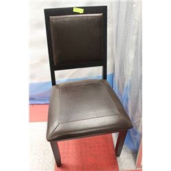 SHOWHOME LEATHERETTE SIDECHAIR