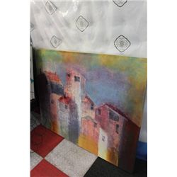 LARGE SHOWHOME CANVAS HOUSE SCENE PICTURE