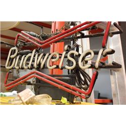BUDWEISER NEON BAR SIGN