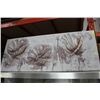 Image 1 : SHOWHOME FLORAL CANVAS PICTURE