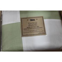 500 THREAD COUNT KING DUVET SET