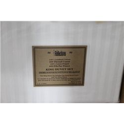 400 THREAD COUNT KING DUVET SET