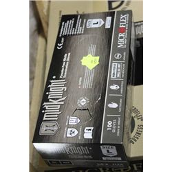 MIDNIGHT POWDER FREE EXAMINATION GLOVES ON
