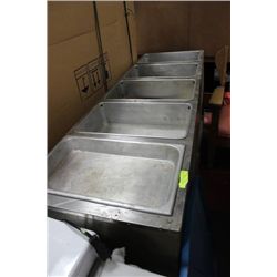 5 COMPARTMENT BUFFET STEAM TABLE
