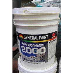 58-010 18.9 LITRE PAIL OF GLOSS WHITE HIGH