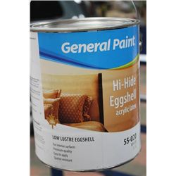 55-020 3/7 LITRES HI-HIDE EGGSHELL ACRYLIC LATEX