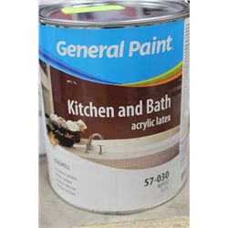 57-030 3.7 LITRES EGGSHELL WHITE ACRYLIC LATEX