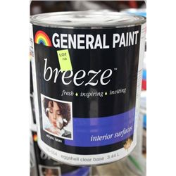 55-054 3.44 LITRES EGGSHELL CLEAR BASE ACRYLIC