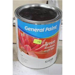 52-010R 3.7 LITRES FLAT WHITE WATERBORN ACRYLIC