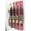 Image 1 : PK OF 4 HEAVY DUTY RATCHET STRAPS
