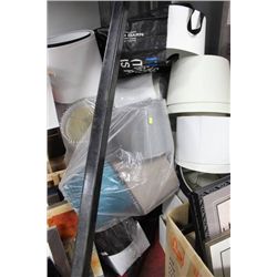 LARGE SECTION OF LAMPSHADES